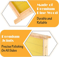 Deep Bee Hive Frames for Flow Hive® – Fully Assembled Wooden Brood Frames