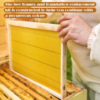 Deep Bee Hive Frames for Flow Hive® – Fully Assembled Wooden Brood Frames