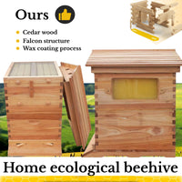 SkogHive 7-Frame Automatic Flow Hive Kit - Premium Cedar Wood Beehive